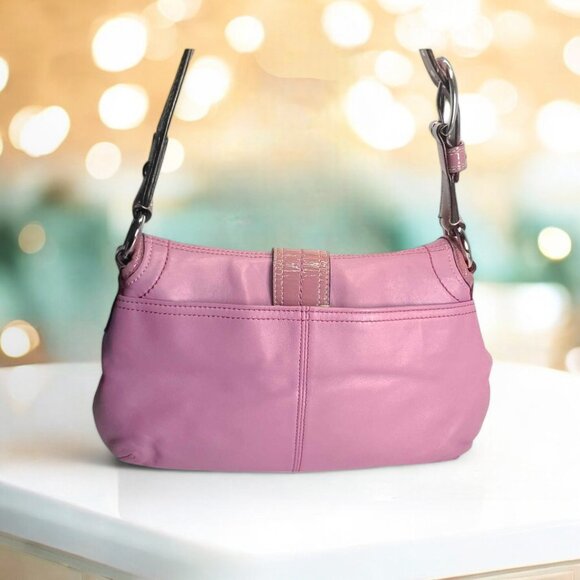 COACH Soho buckle satchel, shoulder bag, Y2k  pink - Picture 5 of 13